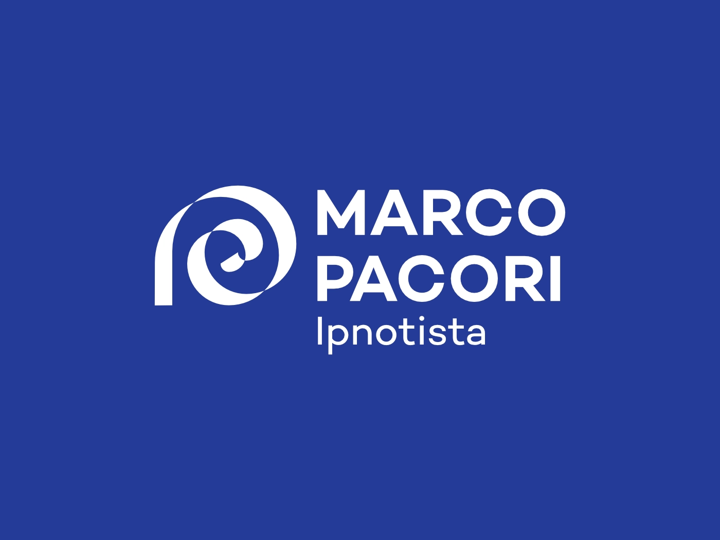 Dott. Marco Pacori psicologo ipnotista Gorizia brand identity web design - Sibari Bonato